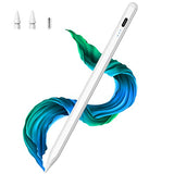 CiSiRUN ID 715A Stylus Pen for Tablet with Palm Rejection — Compatible with 2018 and Later Model 🍎 Tablet 6th/7th/8th Gen,Tablet Pro 3/4/Tablet Mini 5th Gen,Tablet Air 3rd/4th Gen-White