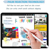 CiSiRUN 606 Stylus Pen with Palm Rejection Compatible with (2018-2020) 🍎 tablet Pro(11/12.9"), Tablet 6th/7th/8th Gen, Tablet Mini 5th Gen, Tablet Air 3rd/4th Gen for Precise Drawing /Writing